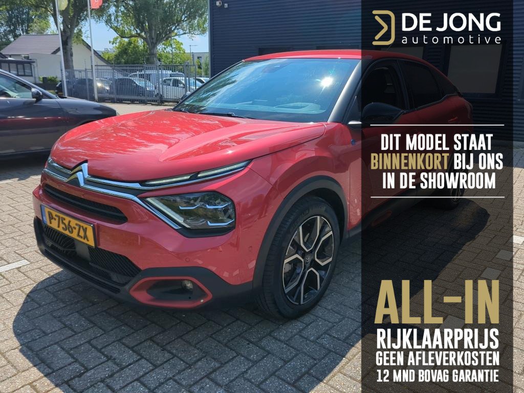 Citroen Ë-C4 Shine 50 kWh ALL-INRIJKLAARPRIJS/Lederen interieur/Navi/keyless/Adaptive Cruise Controle