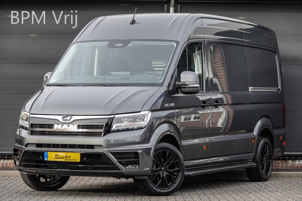 Man TGE 35 | 177Pk | 3.180 | L3H3 | 2x schuifdeur | 12,9'' Display | 3.500Kg Trekgewicht | Nieuw Model | 19'' MAK | Indium Grey