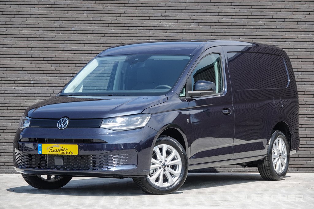 Volkswagen Caddy Cargo Maxi L2 | 2.0Tdi 122Pk Aut. | Style | Stoel-Stoel | Achteruitrijcamera | 17'' | Starlight Blue