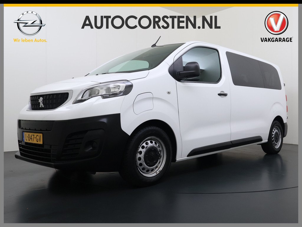 Peugeot e-Expert Automaat 50kWh Incl Btw SOH 92% 9-Persoons Navi* Apple Carplay Android Auto Airco Cruise Control Privacy Glas DAB Isofix Bluetooth Dealeronderhouden Origineel Nederlandse Aut