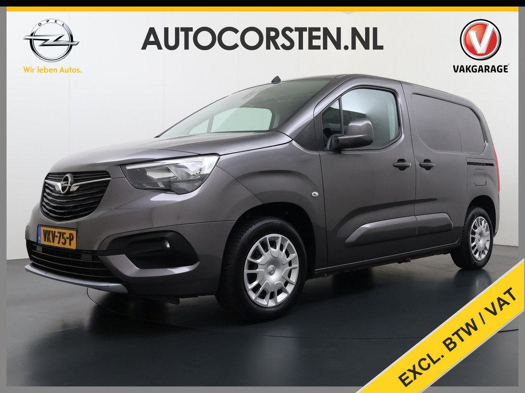 Opel Combo 1.5D 102PK L1H1 Koelkast+Inbouwladen Airco Navi Stoelverwarming Apple Carplay Android Auto Cruise Control DAB Bluetooth Pdc Euro 6 Achterklep Schuifdeur Wandbetimmering Betonplex V