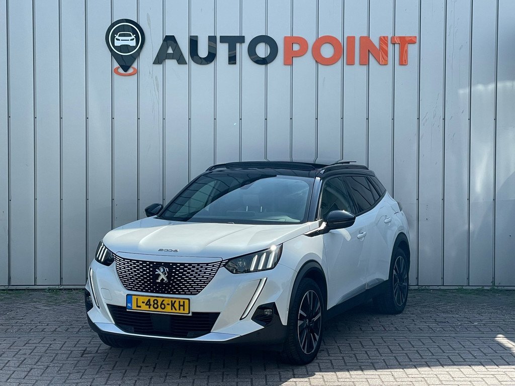 Peugeot E-2008 EV GT Pack 50 kWh SOH 91% FASE 3 DEALER OND EERSTE EIG|PANO|360*CAMERA|3D-COCKPIT|STOELVRM|NAVI|CRUISE|LEER|