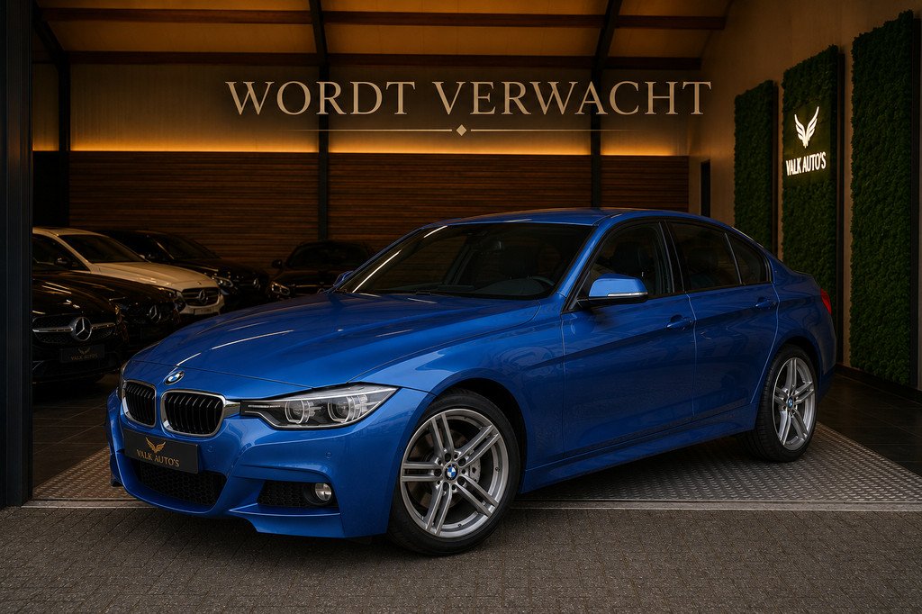 BMW 3-serie 330e M-Sport High Executive - Adaptive Cruise - 360 Camera - Verwarmd Stuurwiel - Dodehoekassistent - Leer -