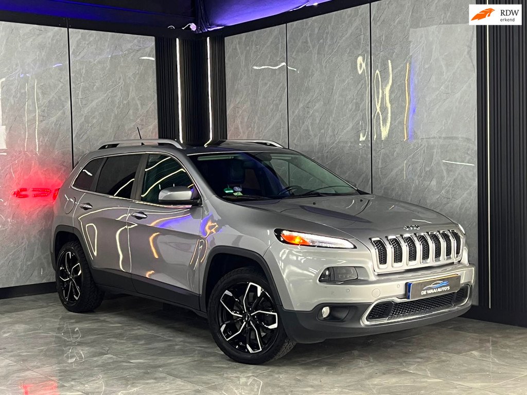 Jeep CHEROKEE LTD. |Pano|Automaat|Keyless|Stoelverw|Leer|Trekhaak|Stuurverw|Led|Boekjes