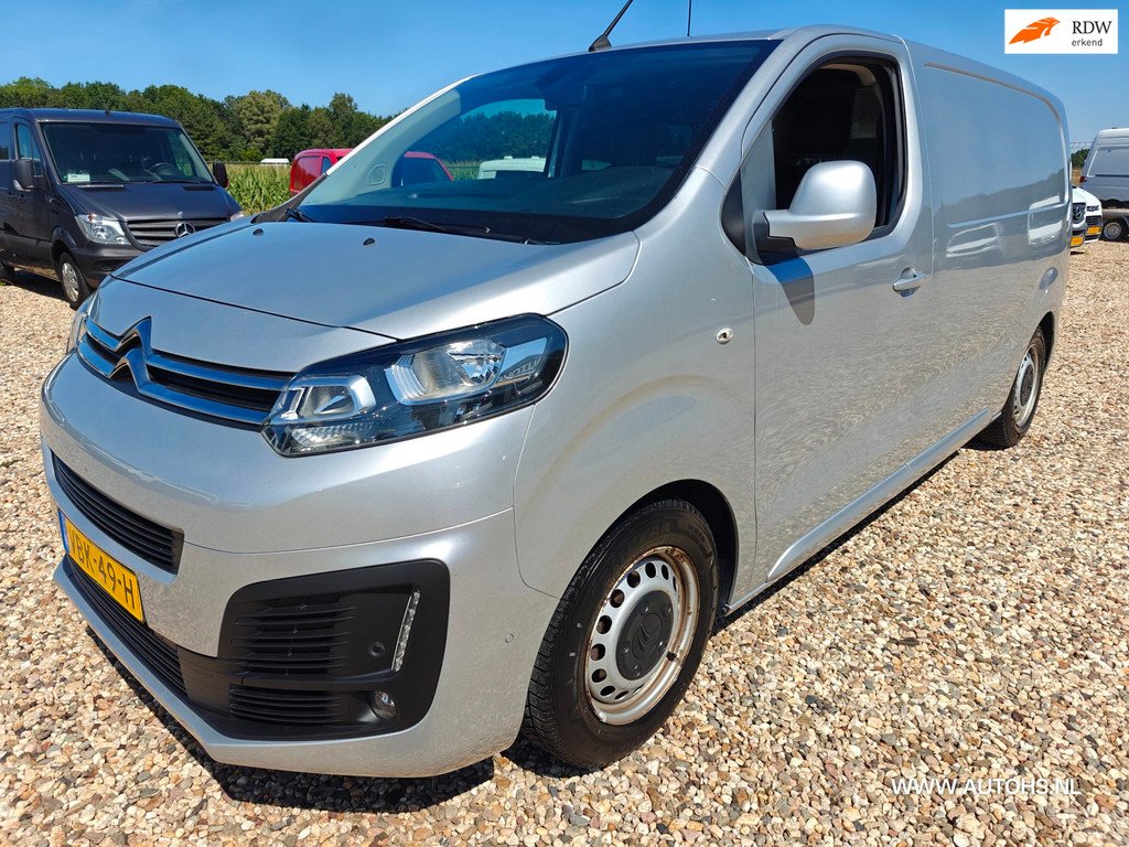 Citroen Jumpy 2.0 BlueHDI 180 PK Automaat , Hondenvervoer ,Apk Aug 2027 , 1e eig. Ex overheid, Euro 6