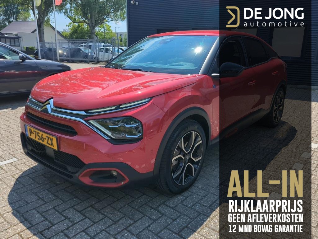 Citroen Ë-C4 Shine 50 kWh ALL-INRIJKLAARPRIJS/Lederen interieur/Navi/keyless/Adaptive Cruise Controle