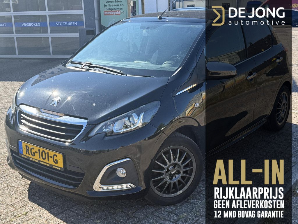 Peugeot 108 1.2 Puretech Allure TOP! All-INRIJKLAARPRIJS/Airco/Open dak/Zwarte velgen/Sportpakket
