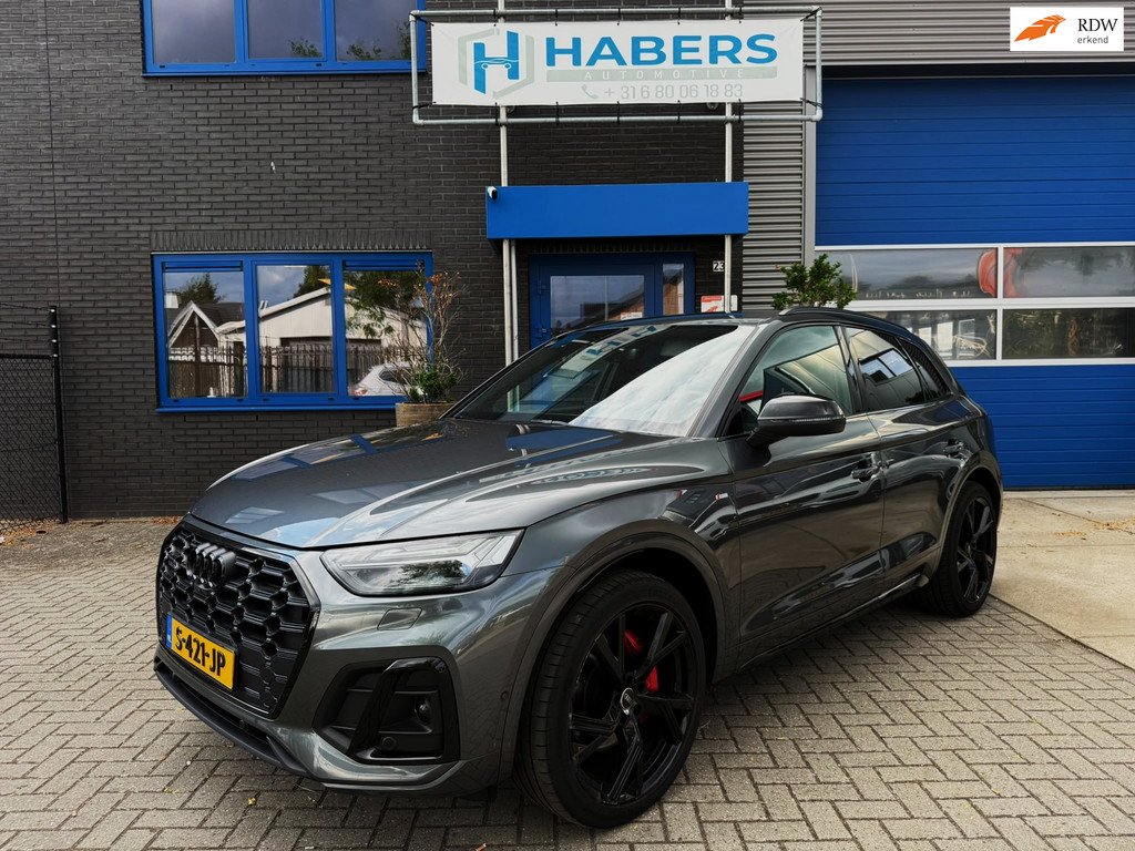 Audi Q5 50 TFSI e S edition Competition 340PK|Nieuw Model|Matrix|HUD|3xSline|RS Zetels|Luchtvering|Adaptive|360C|Detectie|Virtual