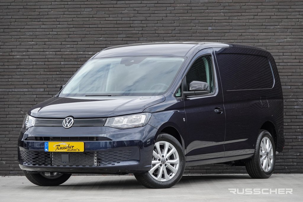 Volkswagen Caddy Cargo Maxi L2 | 2.0Tdi 122Pk Aut. | Style | Stoel-Stoel | Achteruitrijcamera | 17'' | Starlight Blue