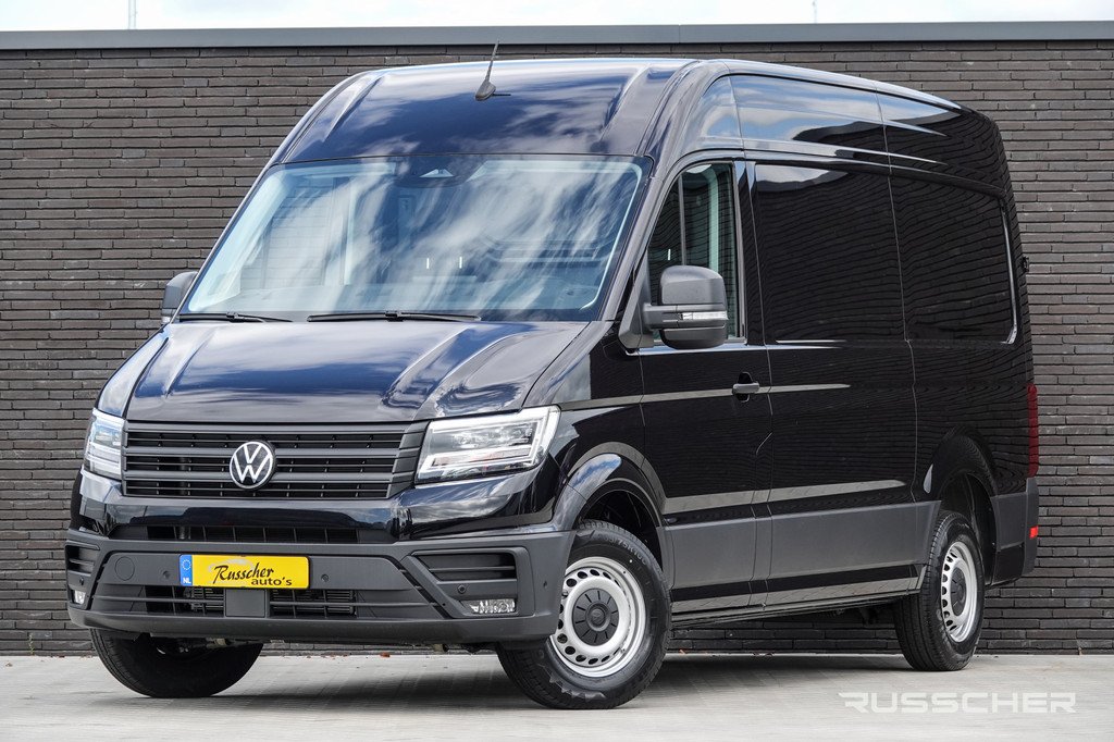 Volkswagen Crafter L3H3 | 2.0Tdi 140Pk Aut. | Nieuw Model | Stoel-Stoel | Achteruitrijcamera | LED | 17'' | Deep Black