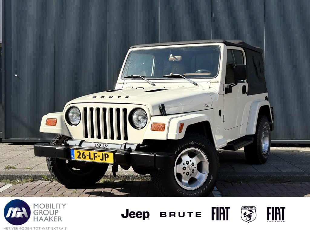 Jeep Wrangler 4.0i Softtop BRUTE | Airco | Cruise Control | Unieke 1/1