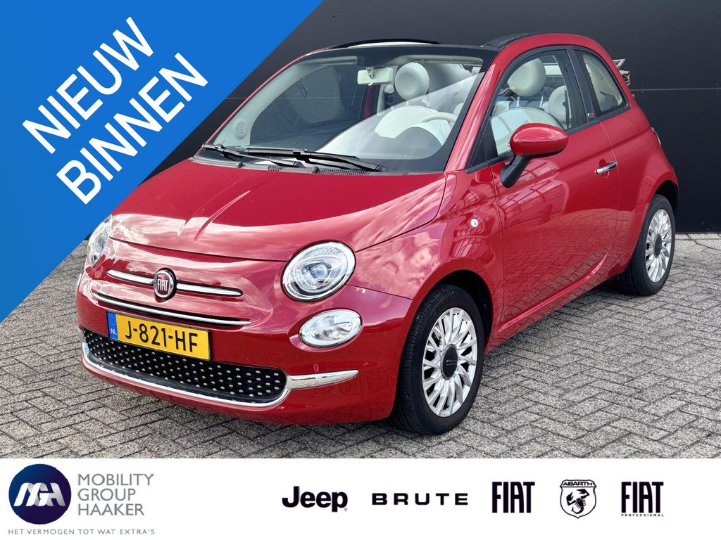 Fiat 500 C 1.0 Hybrid Lounge | Dealeronderhouden | Apple/Android | Cruise Control